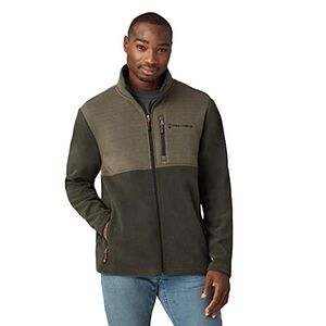NWT Free Country Men's Curly Fleece Jacket Olive Size Small